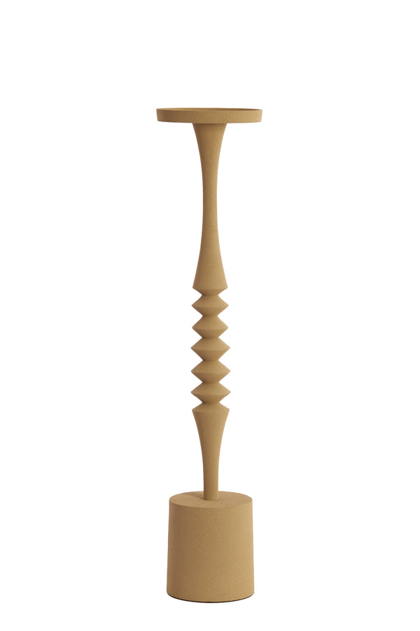 Elegant Beige Candle Holder, 11x51 cm - Mistry Collection