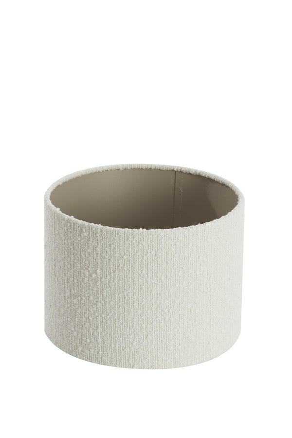 White Bolero Cylinder Shade – 25x25x18 cm