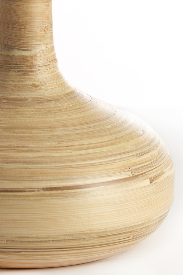 Natural Bamboo Artisanal Vase Ø25x25 cm - Tolimu Collection