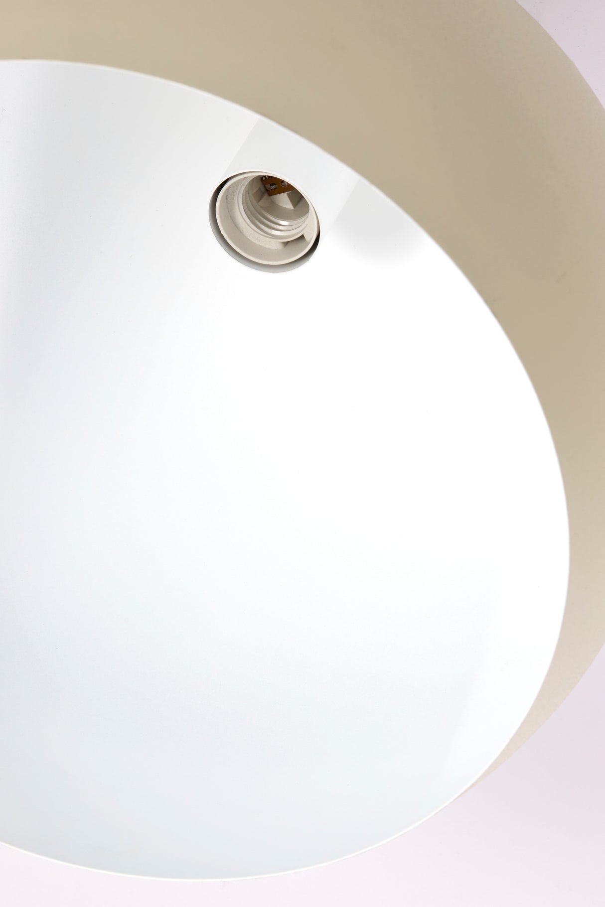 Pendant Light Fixture, Triple Bulb Design, 120x33x25 cm in Soft Grey