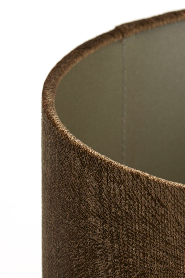 Lubis Brown Cylinder Shade 20x20x15 cm
