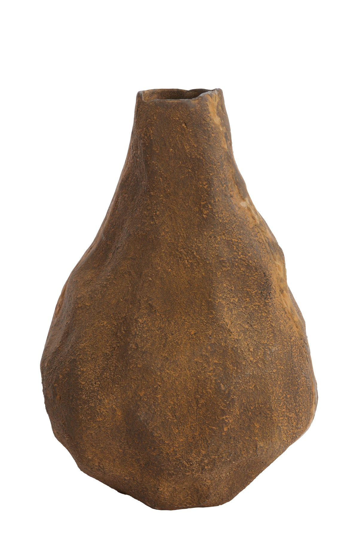 Antique Brown Marzoku Decorative Vase 27.5x25x33.5 cm