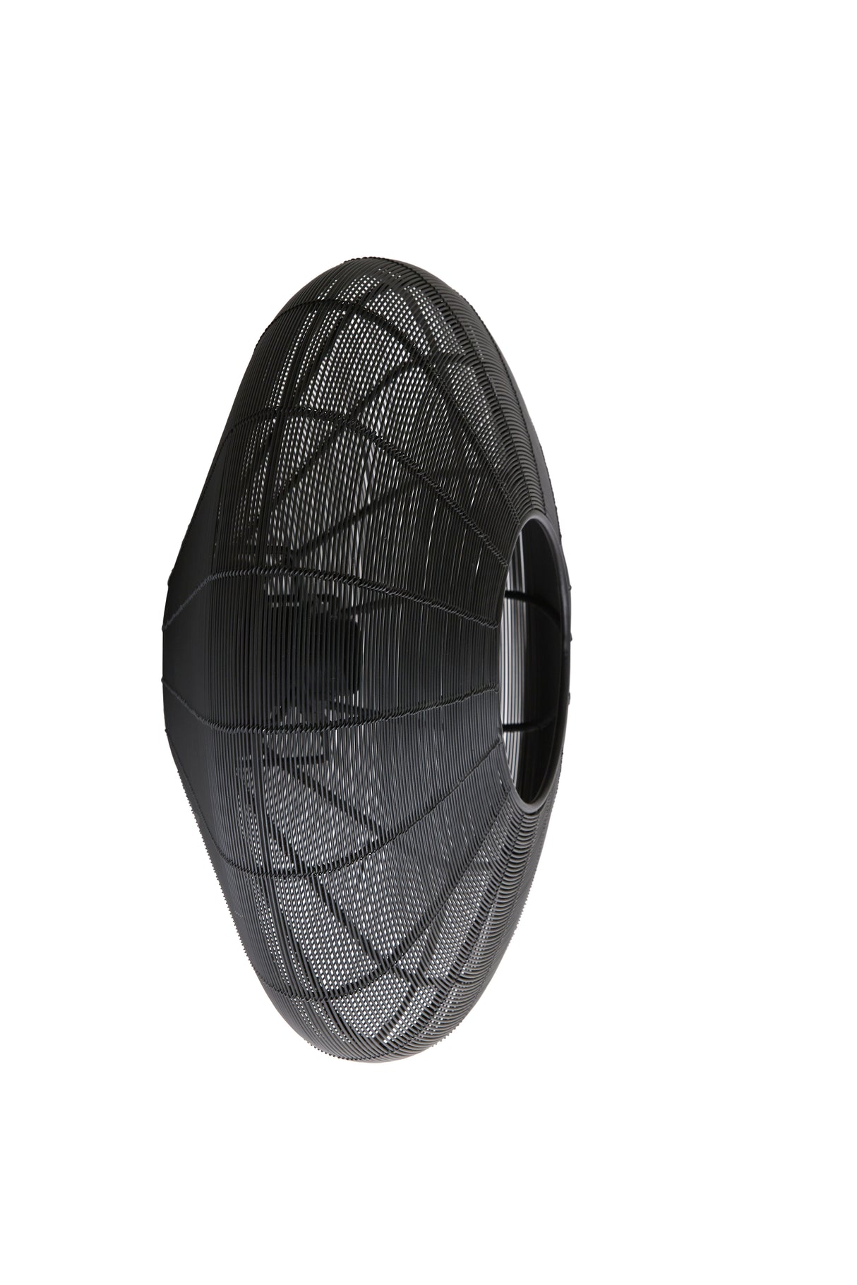 Modern Black Matte Ceiling Light 40x17 cm