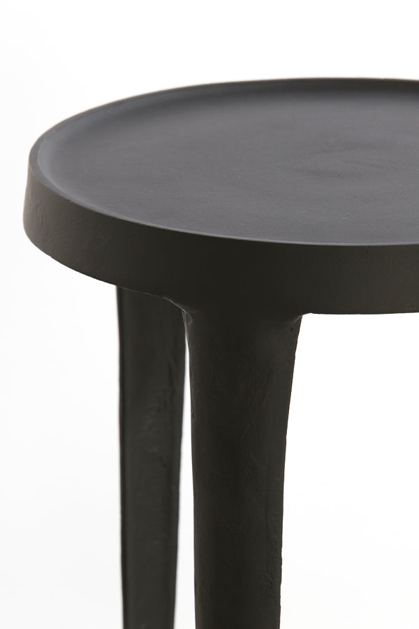 Sleek Series Set: Tobias Black Pillars Ø30x80 & Ø35x100 cm