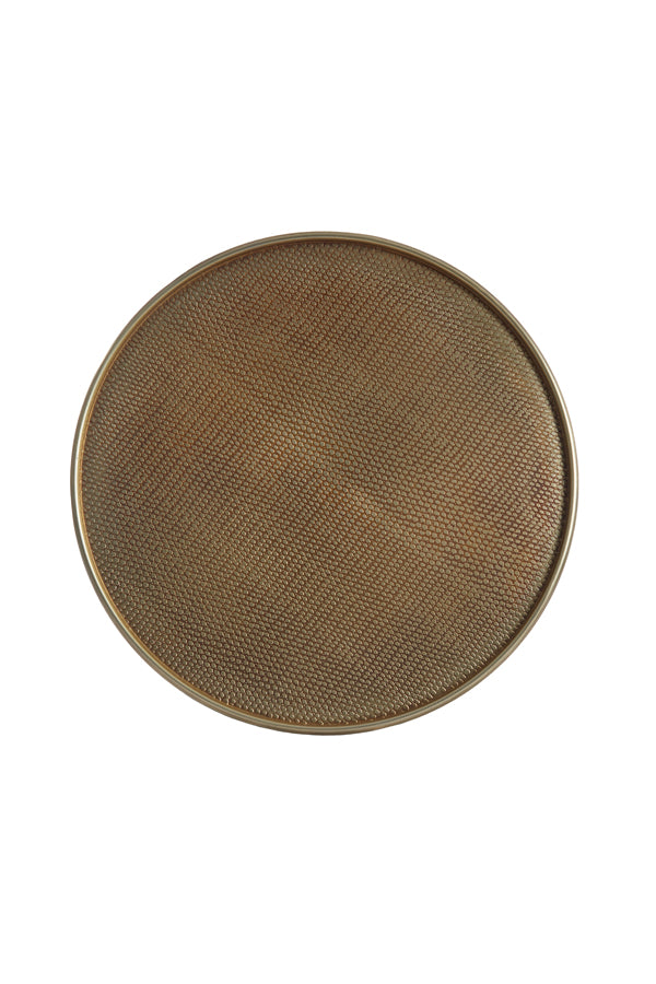 Antique Bronze Ilay Plate - 30.5x1.5 cm