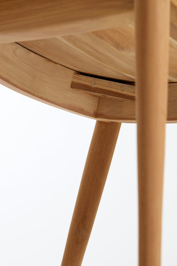 Elegant Natural Wood Dining Chair 60x58x83 cm