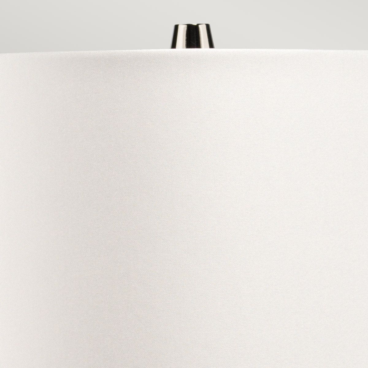 Lena Dual-Lit Smoke Glass Table Lamp with Elegant Off-White Shade