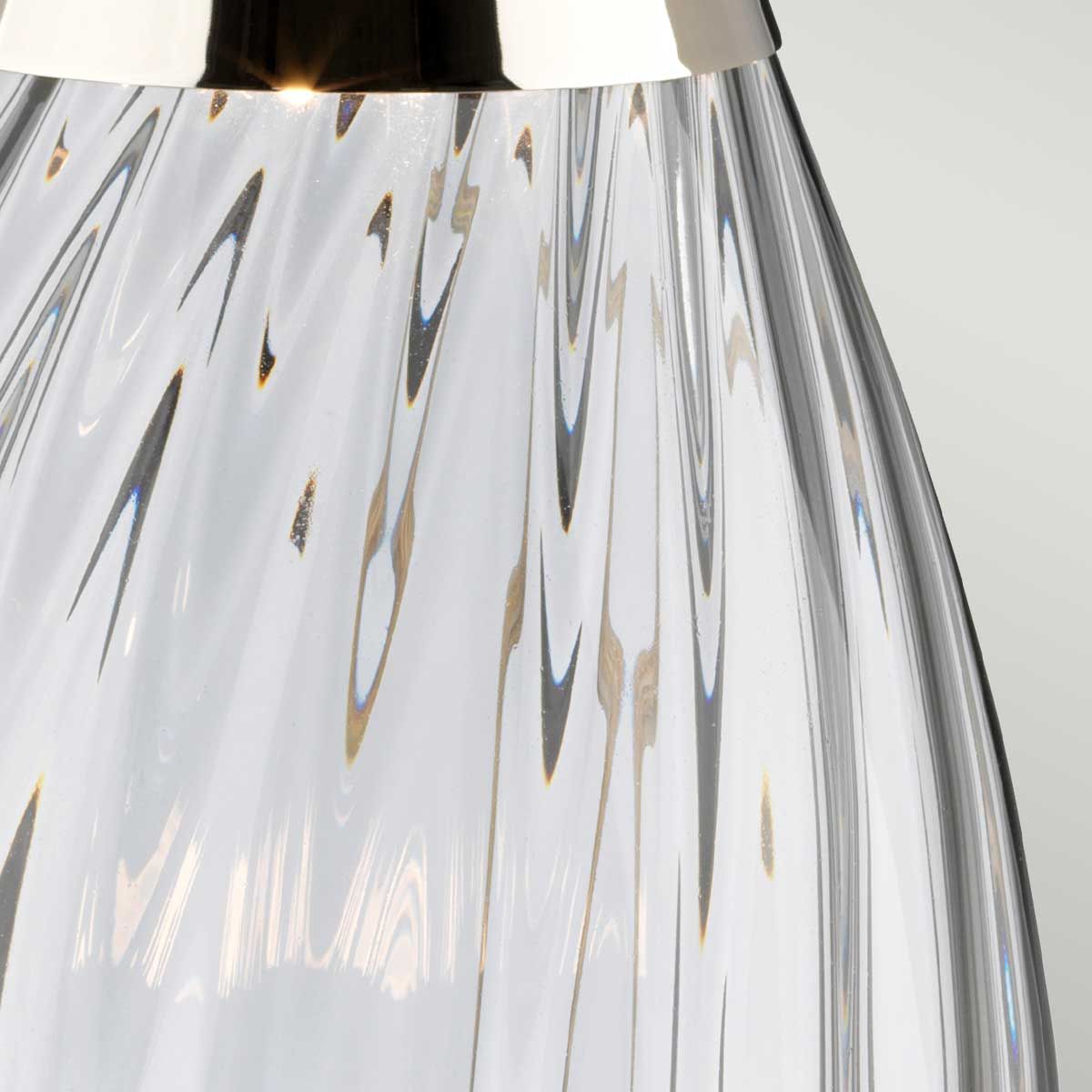 Lena Dual-Lit Smoke Glass & Slate Shade Table Lamp