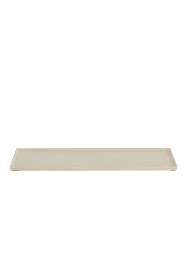 Elegant Maes Cream Serving Platter 49x19x1 cm