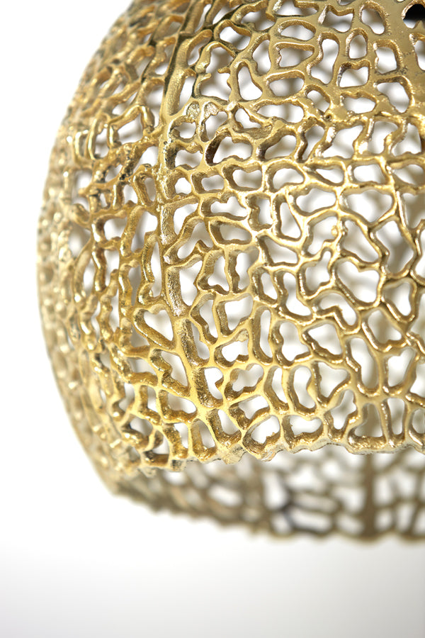 Elegant Gold Pendant Lamp Ø45x42 cm Sinula Design