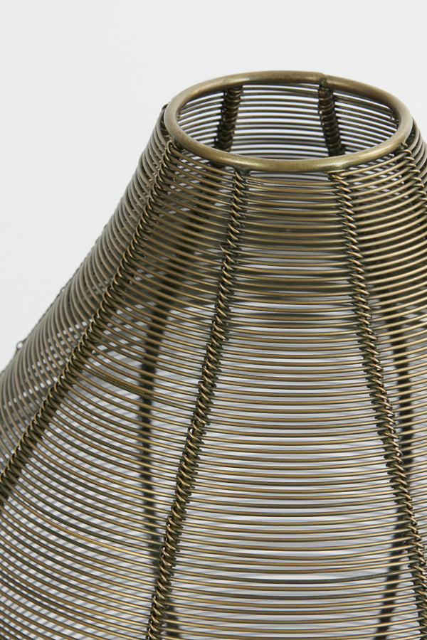 Antique Bronze Suneku Tealight Holder 22x25 cm