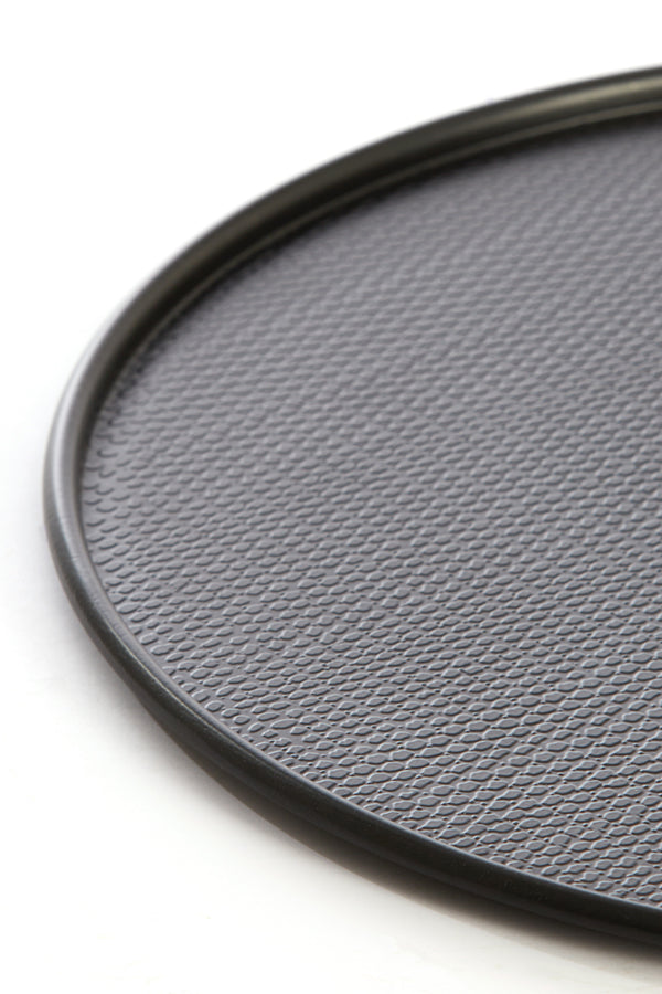 Midnight Matte Black Plate Ø30.5x1.5 cm