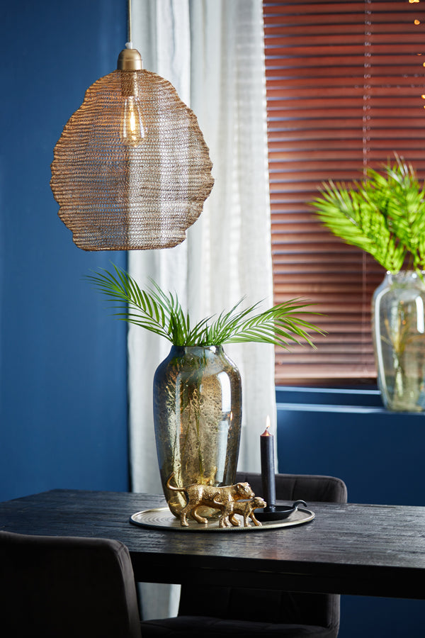 Nina Antique Bronze Wire Pendant Lamp Ø38x42 cm