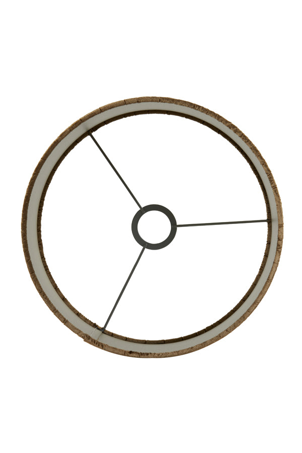 Praya Brown Lampshade Cylinder 25x25x18 cm