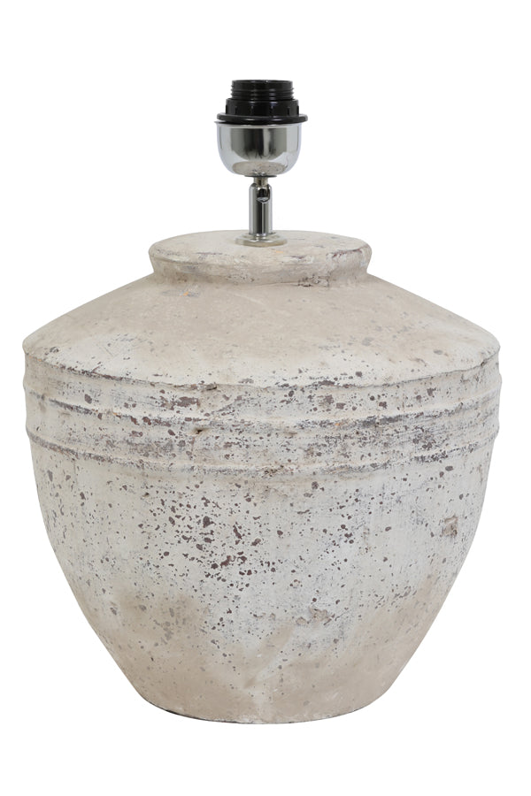 Antique Grey Toba Large Lamp Base Ø30x40 cm