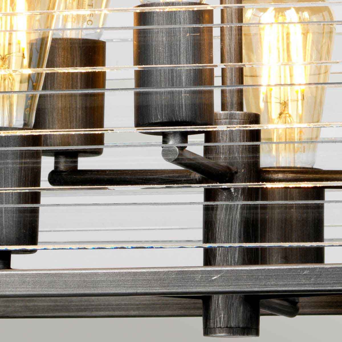 Louvre Industrial Elegance 6 Light Pendant