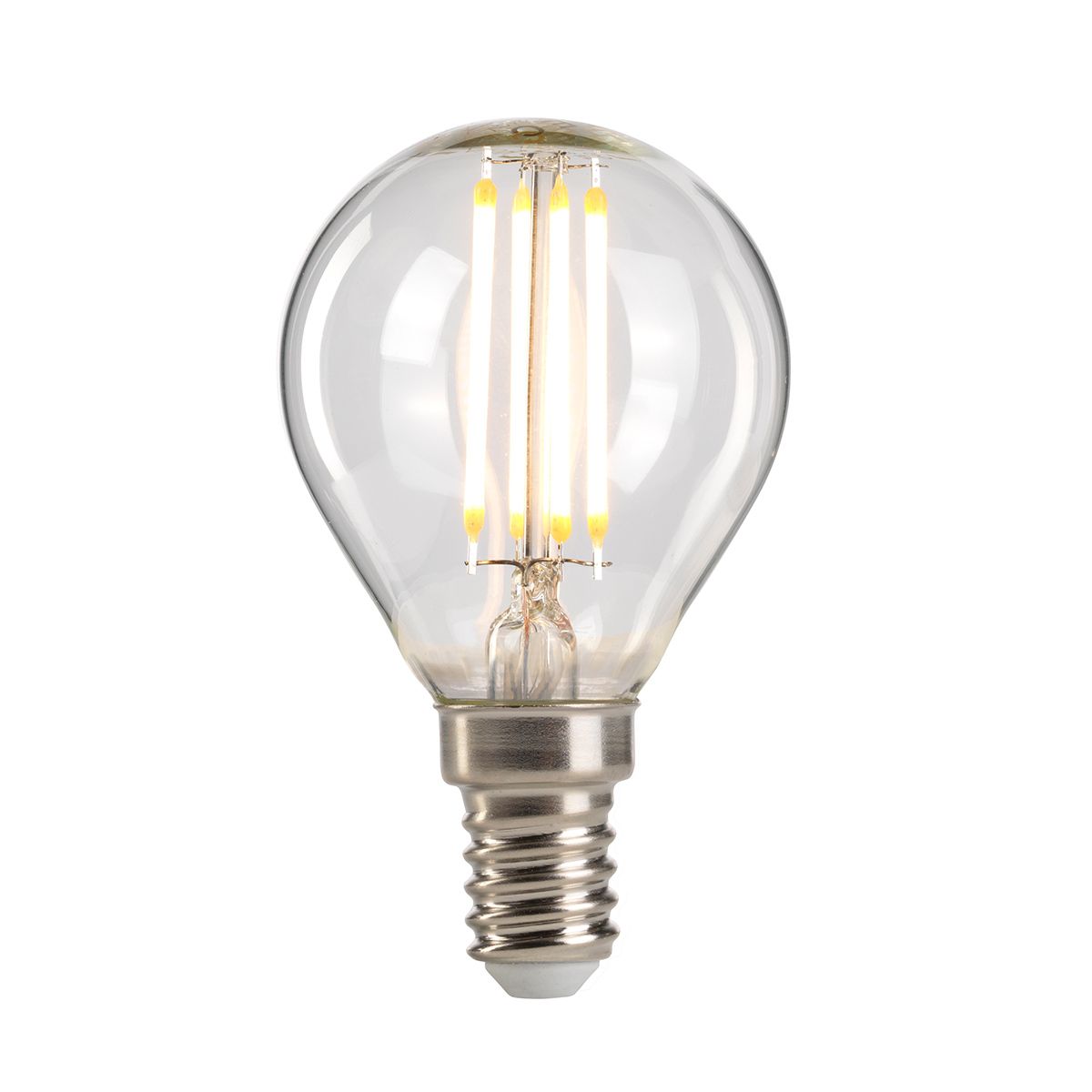 Golf Ball LED E14 Lamp Clear Glass