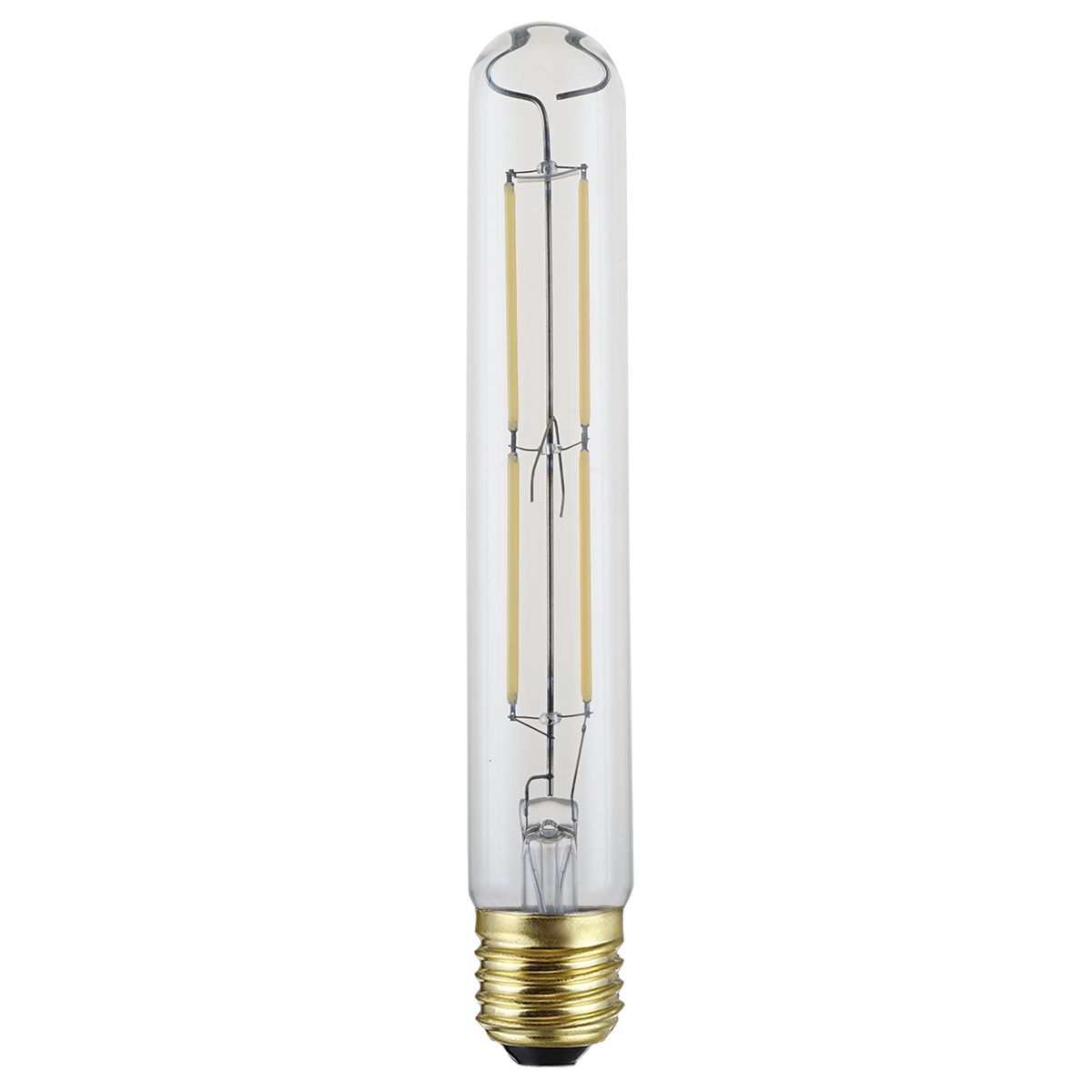 Large Tubular LED E27 Lamp Clear Glass