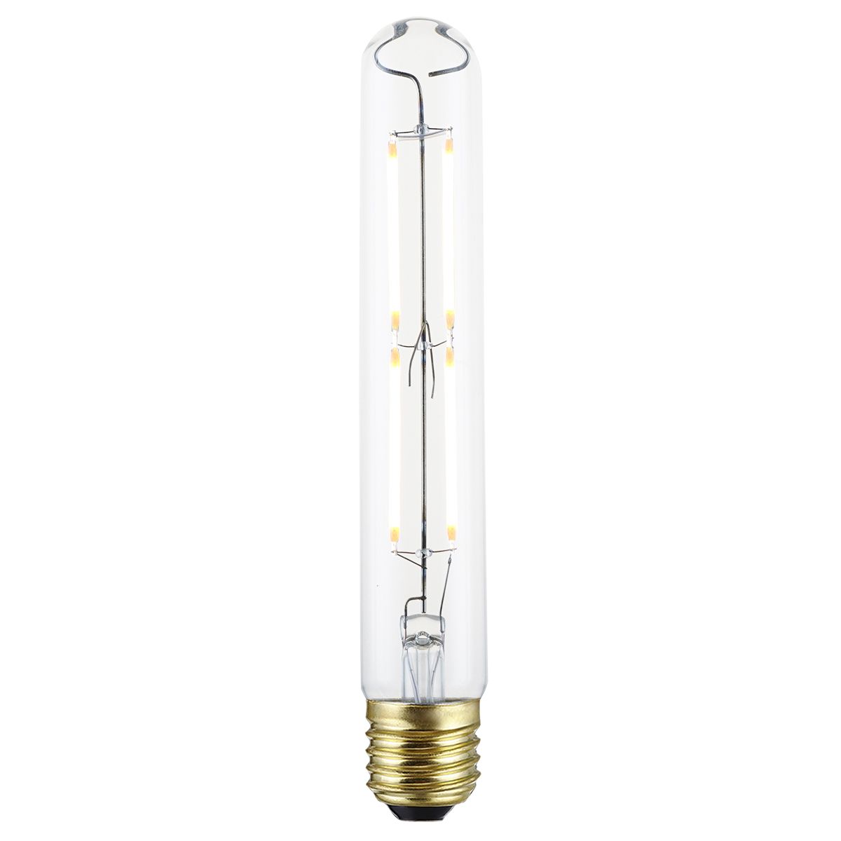 Large Tubular LED E27 Lamp Clear Glass