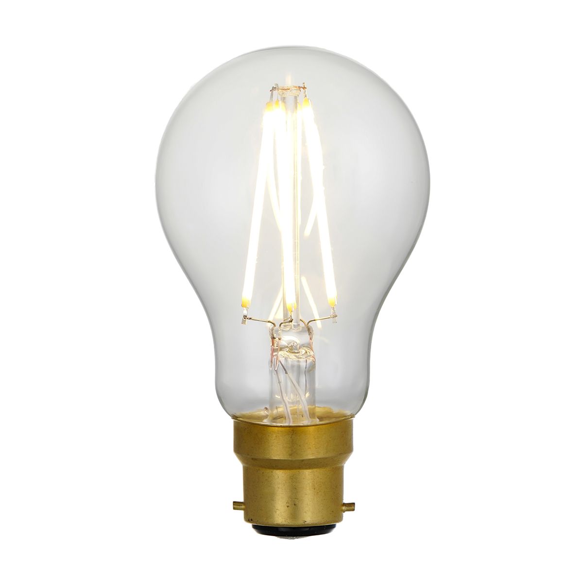 Classic LED B22 Lamp Clear Glass
