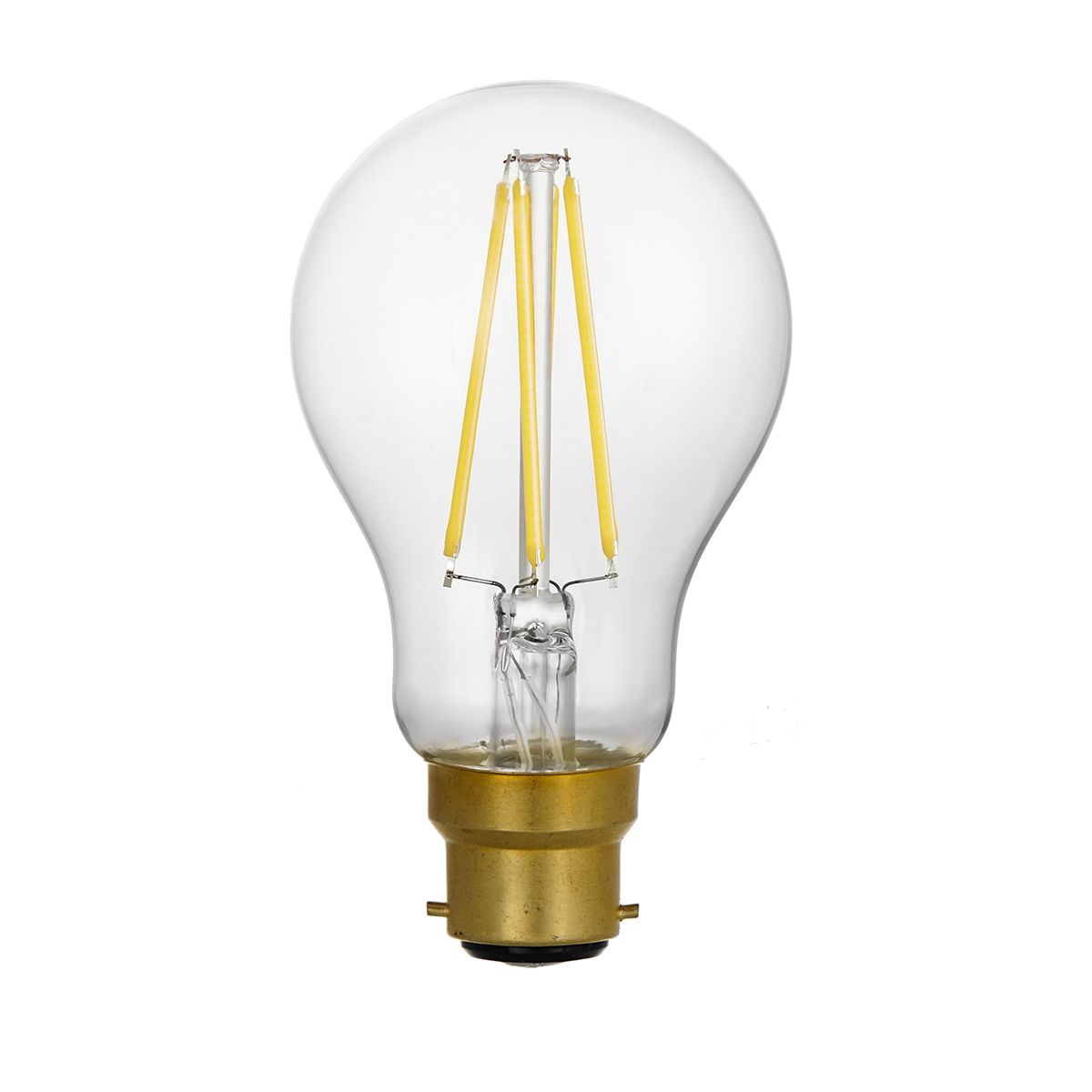 Classic LED B22 Lamp Clear Glass
