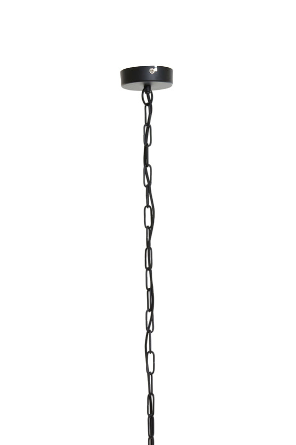 Elegant Matt Black Pendant Light Ø65x37 cm - Kasper Collection