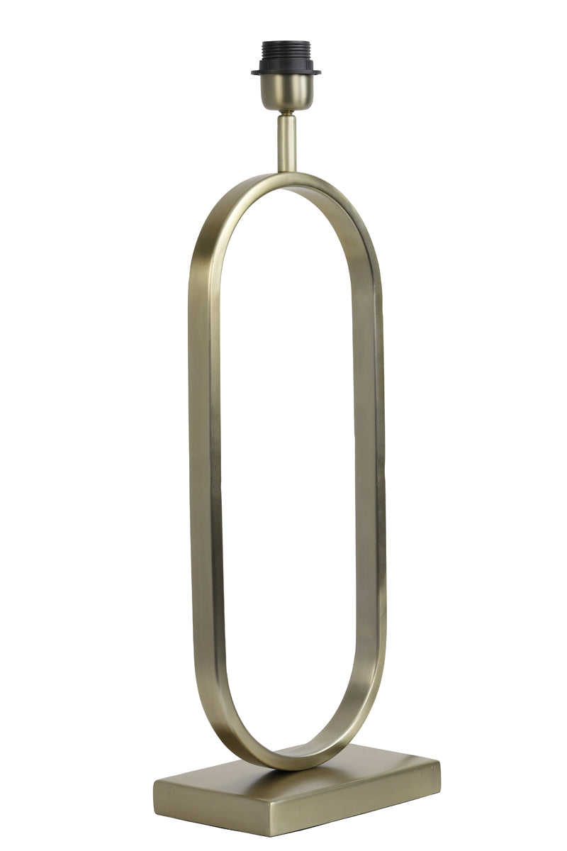 Elegant Jamiri Light Gold Table Lamp Base, 20x13x55 cm