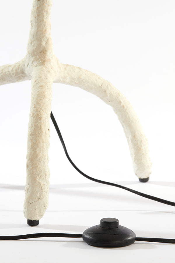 Cream Elegance Floor Lamp - Stylish 33x33x137 cm