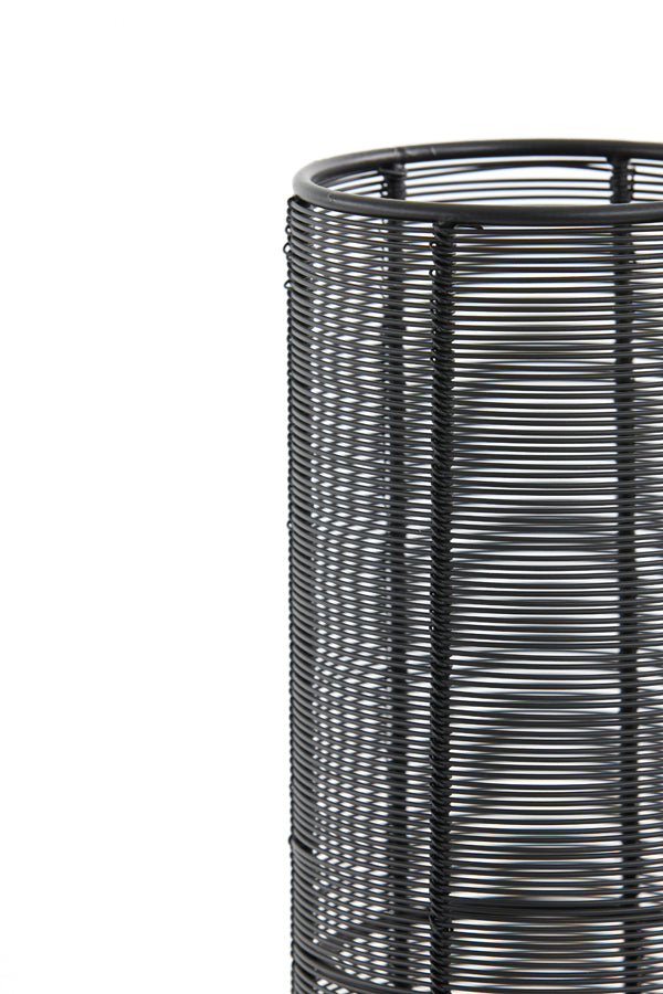 Matte Black Lezuza Table Lamp - 13.5x49.5 cm