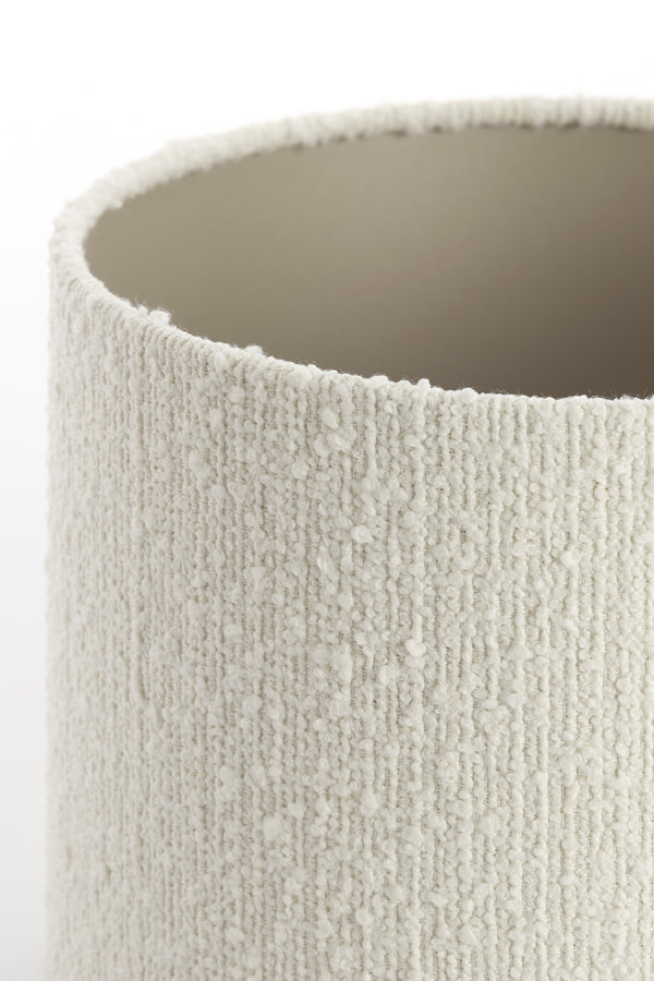 White Bolero Cylinder Shade – 25x25x18 cm