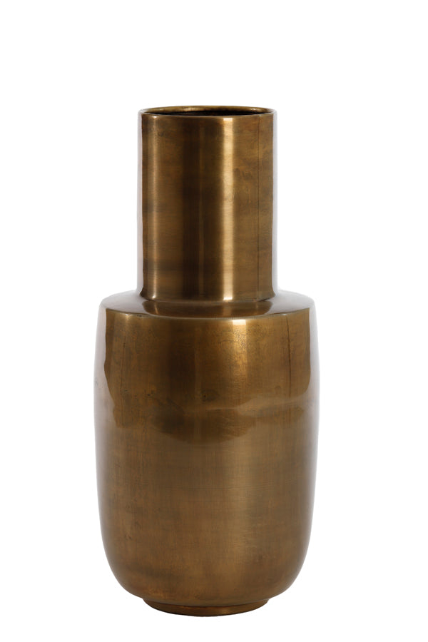 Vintage Bronze Decorative Vase Ø21x40 cm Datuh Design