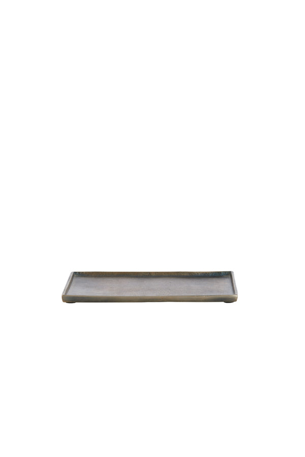 Antique Bronze Maes Decorative Plate 30x17.5x1 cm