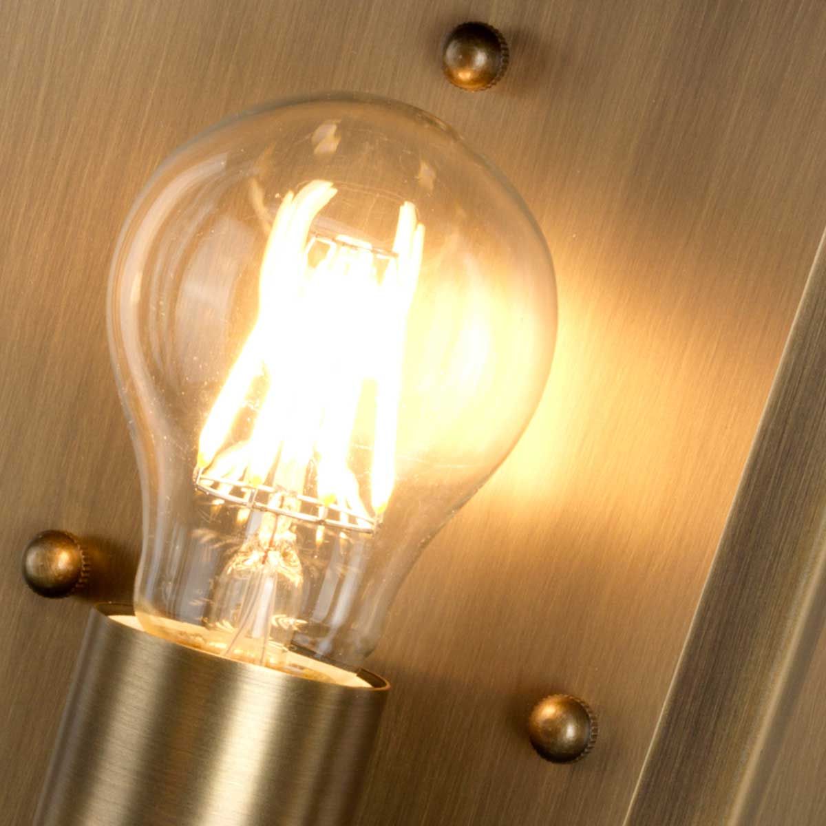 Elegant Brass Wall Lantern - Mansion House Collection