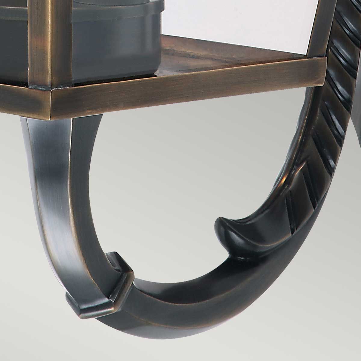 Timeless Elegance Brass Wall Lantern