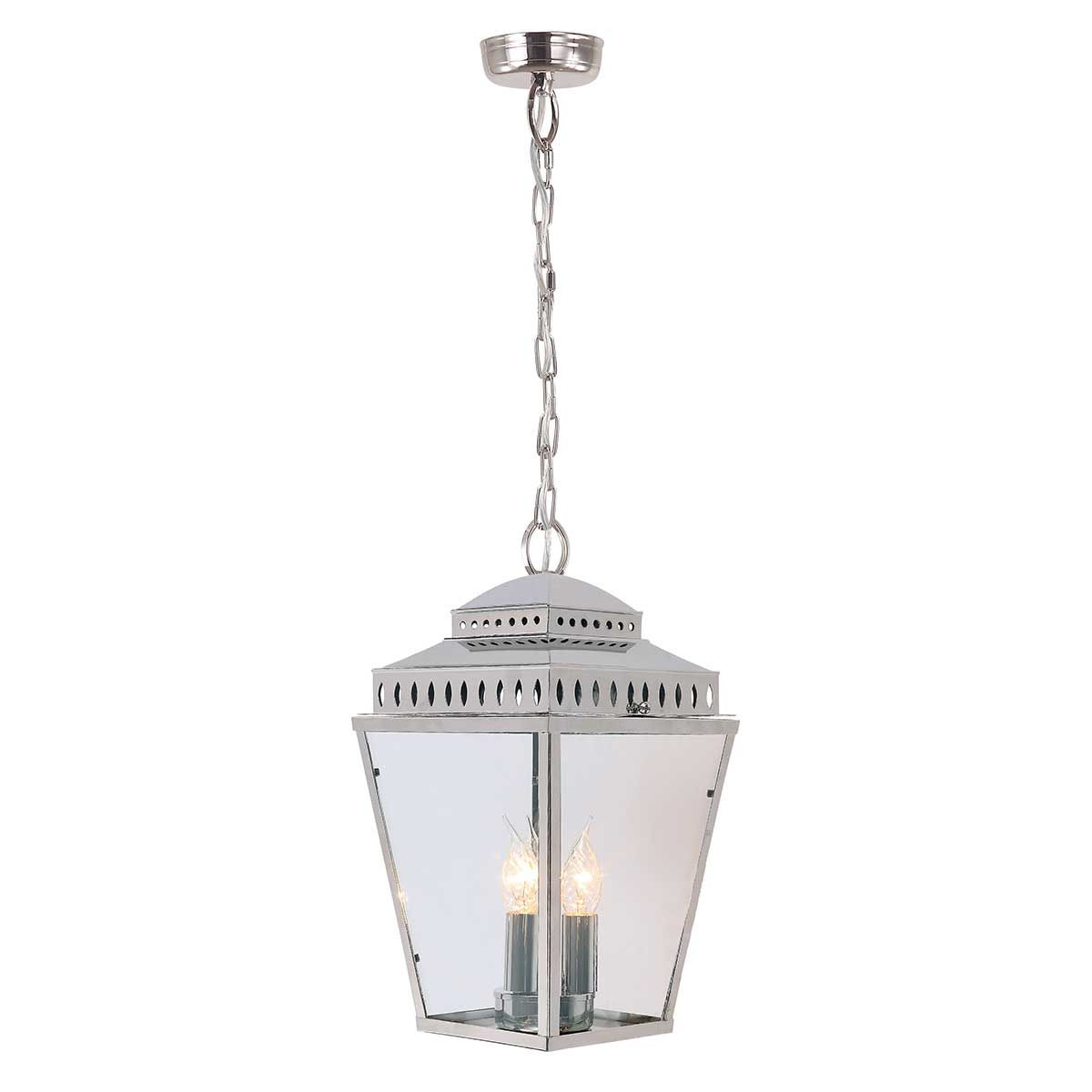 Mansion House Polished Nickel Chain Lantern