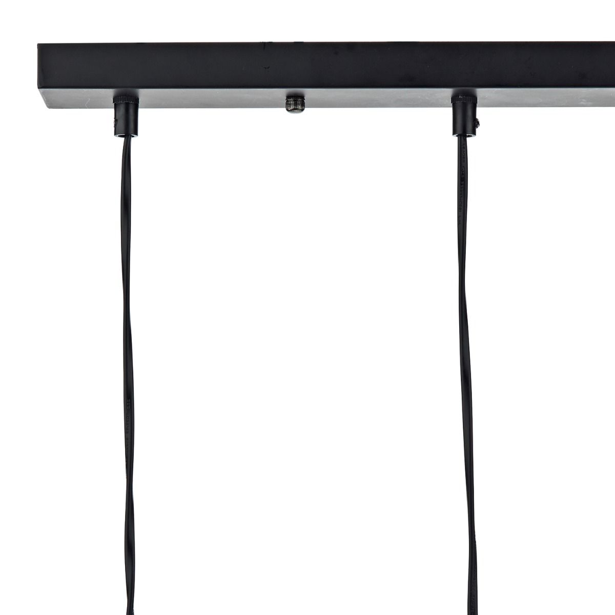 Tri-Light Matte Black and Copper Pendant Bar Lamp