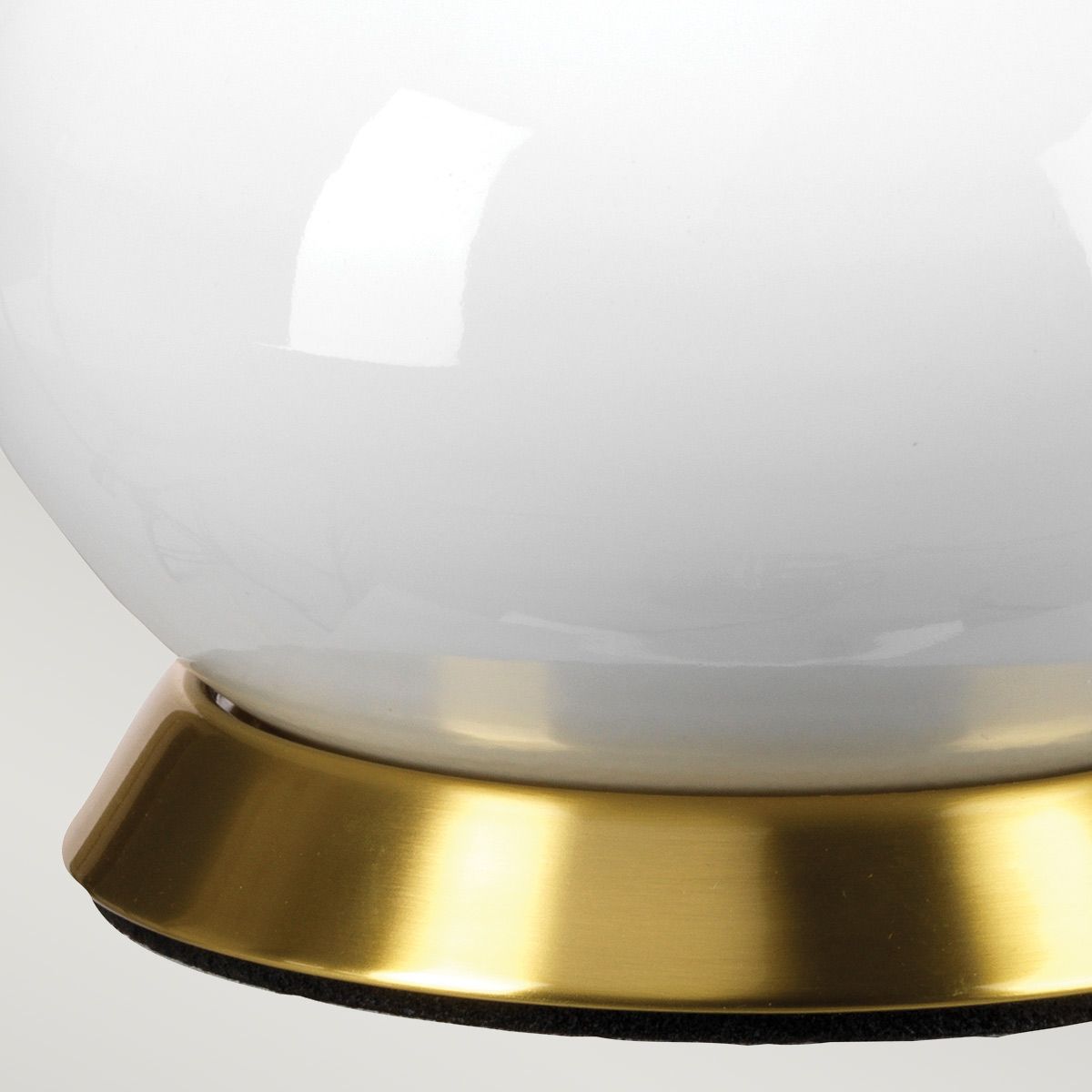 Milo 1 Light Table Lamp Aged Brass, White, Green