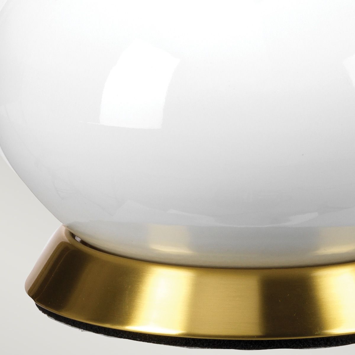 Milo 1 Light Table Lamp Aged Brass, White, Grey, Brass