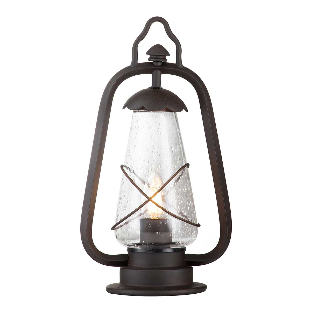 Vintage Bronze Miner's Lantern