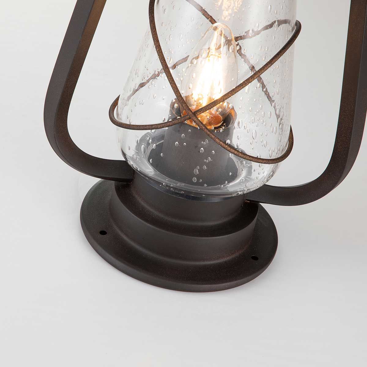 Vintage Bronze Miner's Lantern
