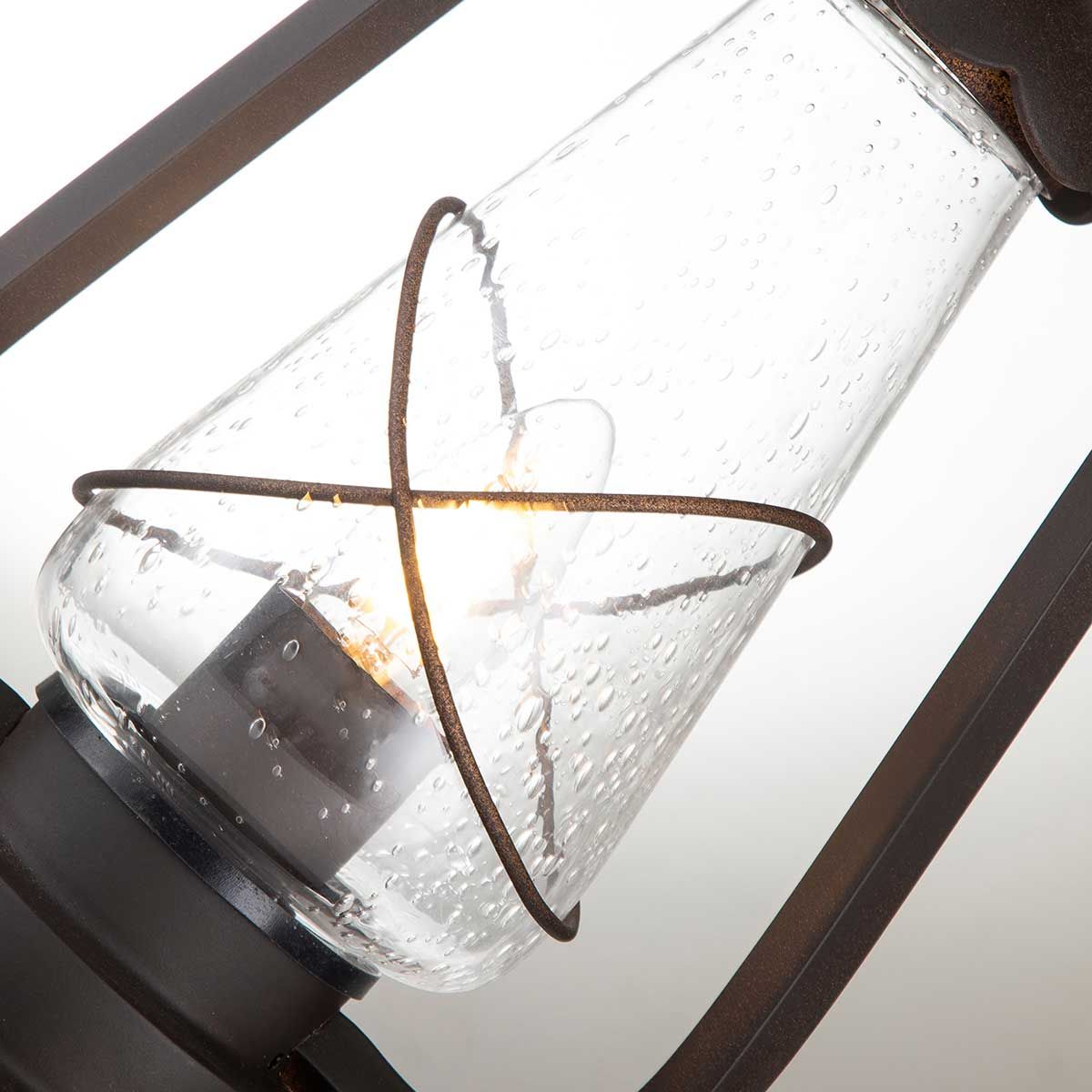 Vintage Bronze Miner's Lantern