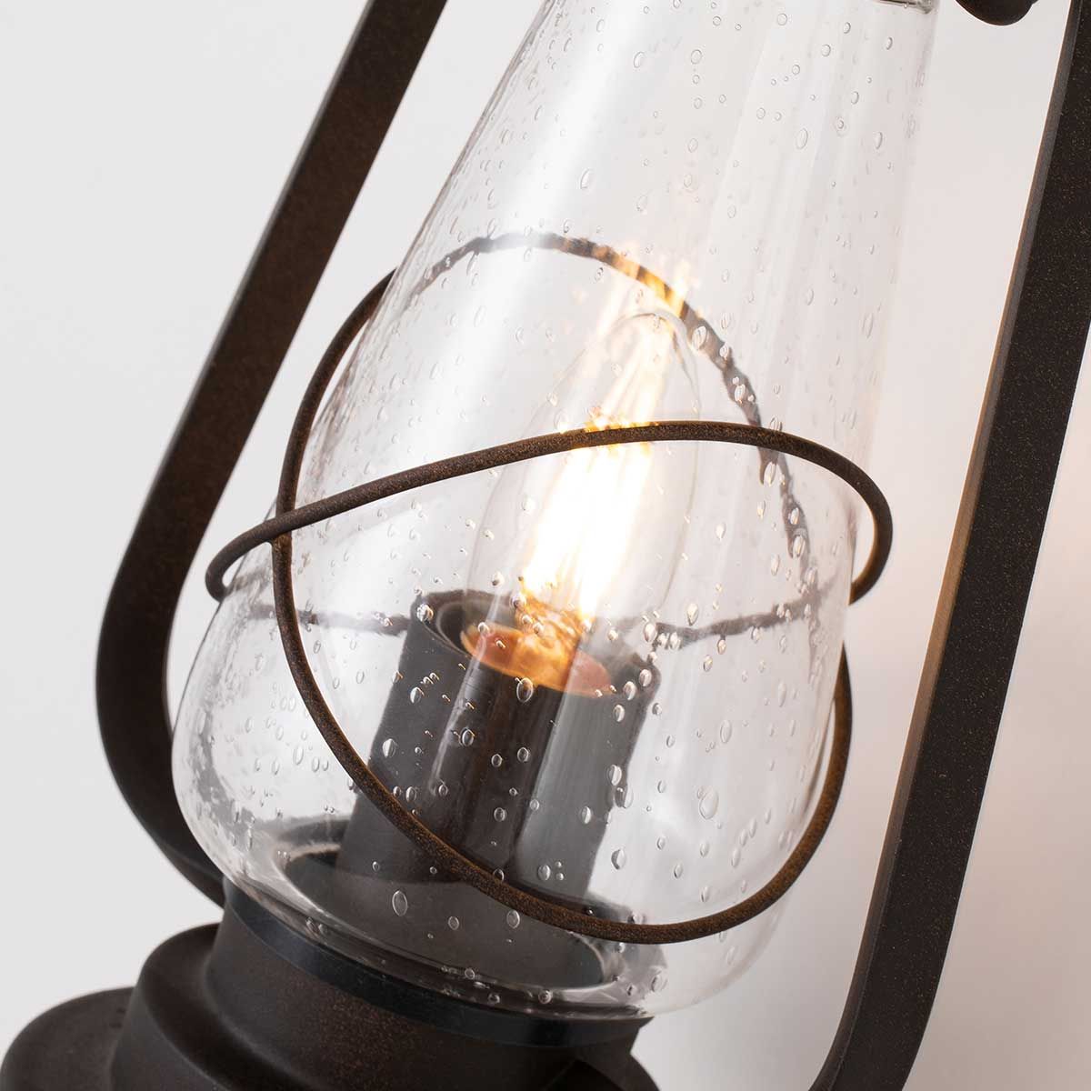 Vintage Miner’s Lantern Wall Sconce