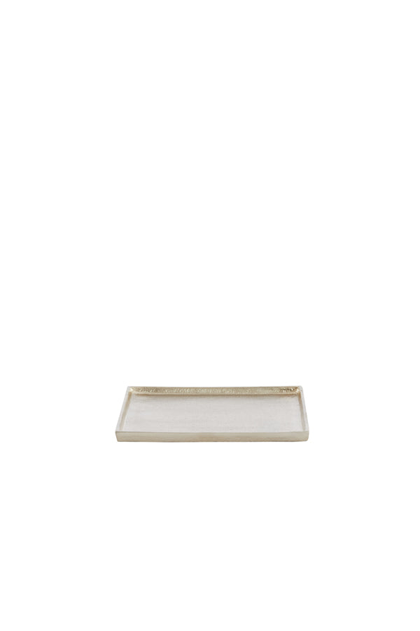 Luminous Gold Square Serving Dish 20x20x1.5 cm