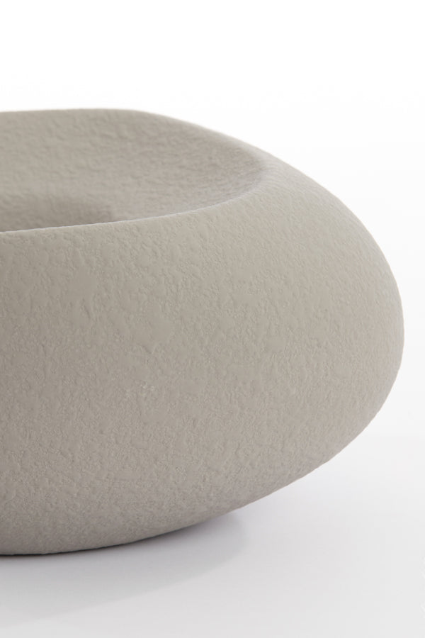 Grey Alka Ceramics Tealight Holder - 16x16x9 cm.