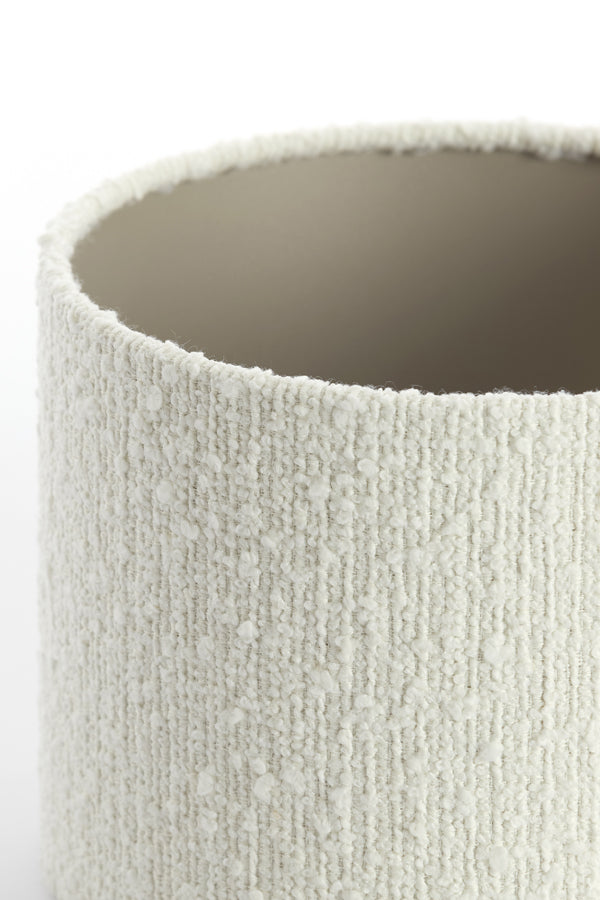 White Bolero Shade Cylinder 20x20x15 cm