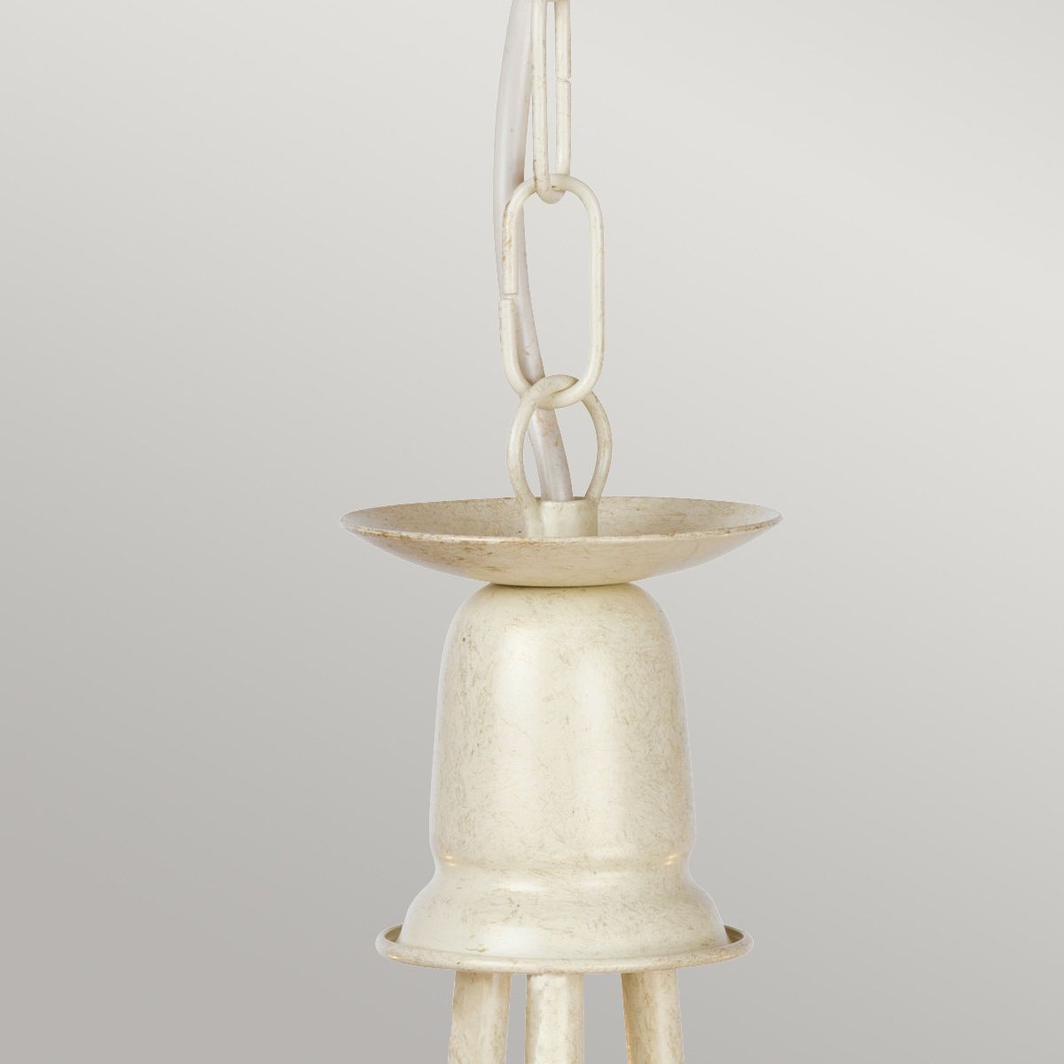 Minster Elegance 3-Light Chandelier in Ivory Gold