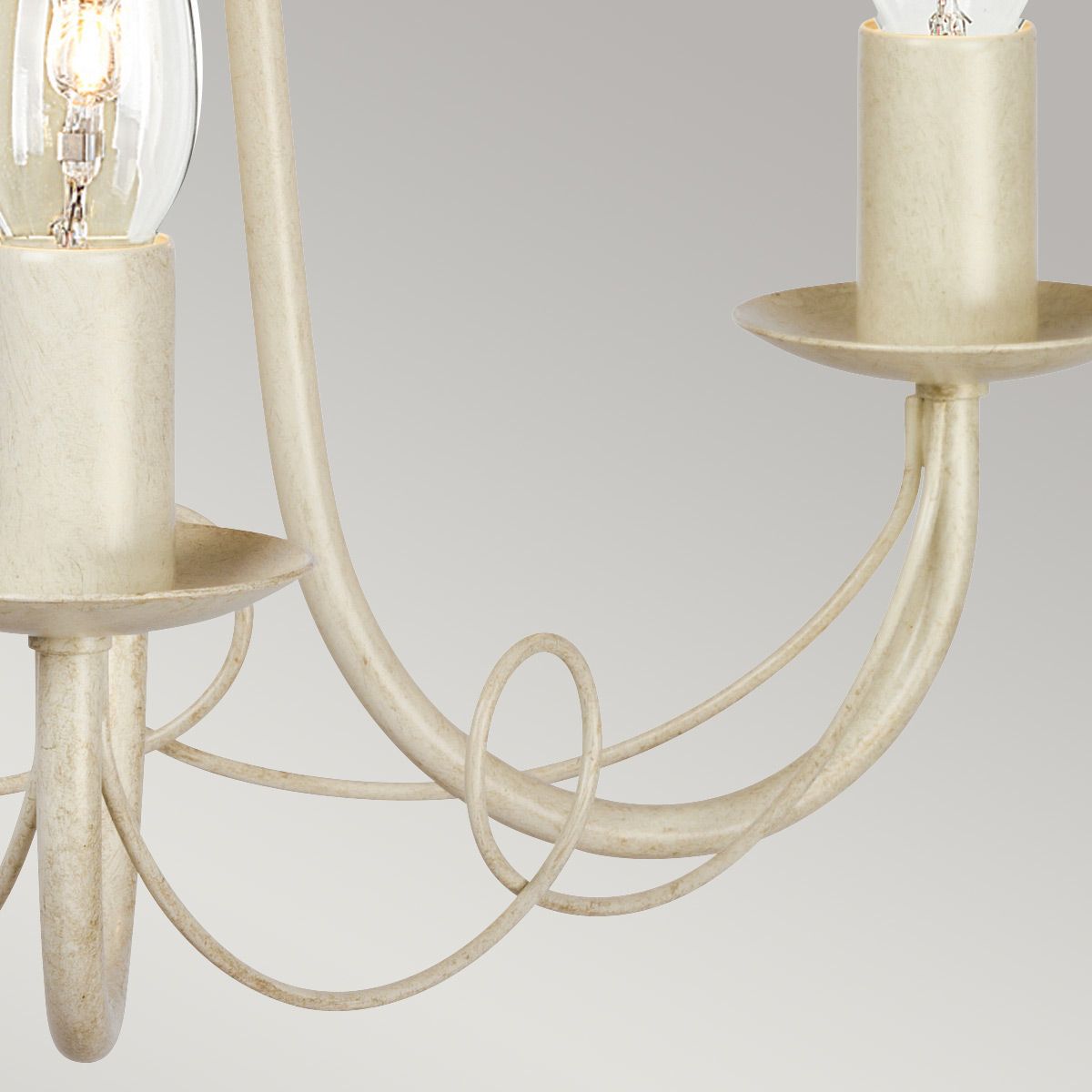 Minster Elegance 3-Light Chandelier in Ivory Gold