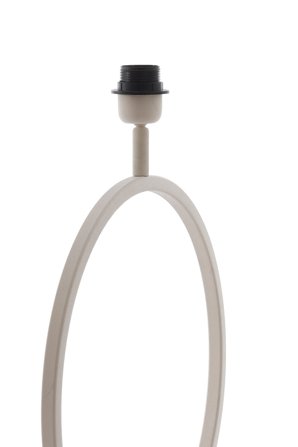 Elegant Cream Table Lamp Base - Liva Collection (40x12.5x52 cm)