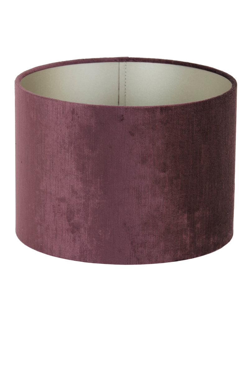 Elegant Eggplant Gemstone Cylinder Shade 20-20-15 cm