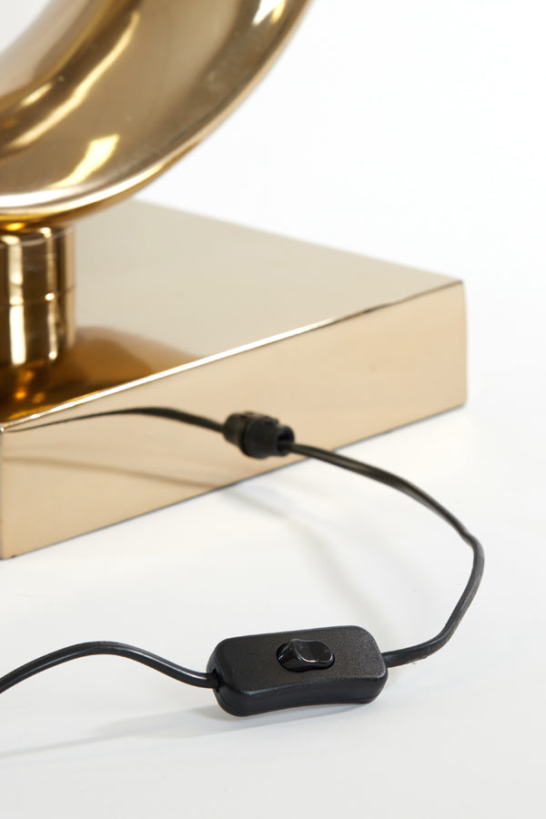 Elegant Gold Maan Lamp Base, 37x26x99 cm